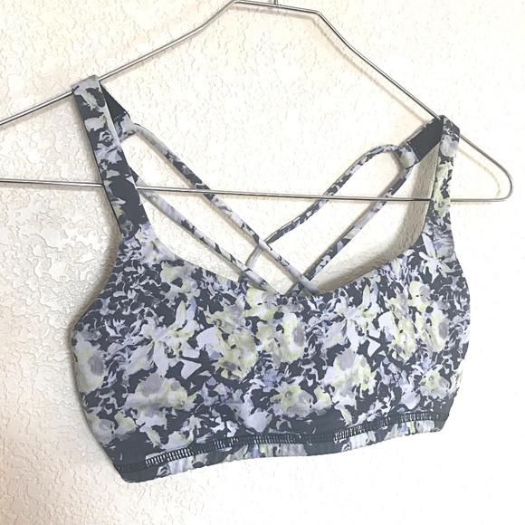 Lululemon Free To Be Bra/Crosscourt Petal Black - Picture 4 of 7